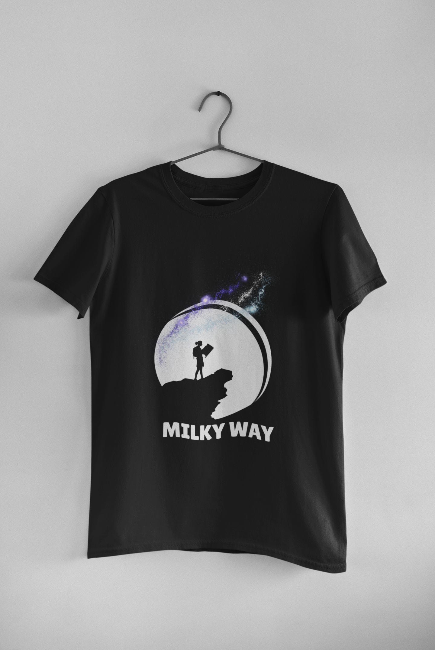 Mebrand Milky Way Men's Regular Fit Cotton Printed T-Shirt