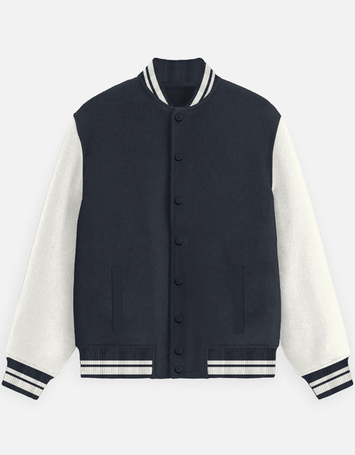 Premium Varsity Jacket Navy Blue