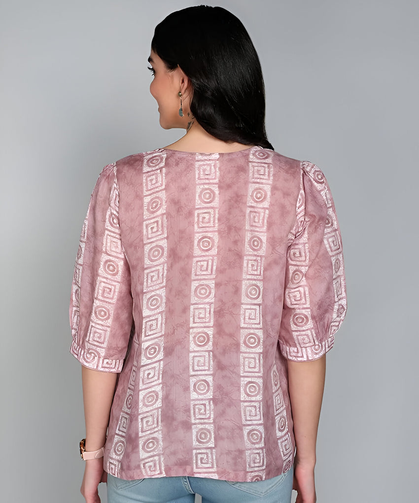 Cotton Printed Tops for Women